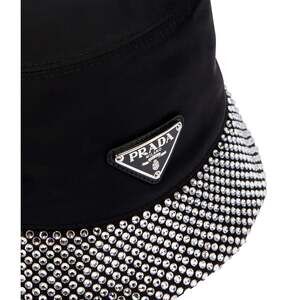 Prada Re-Nylon Crystal Embellished Bucket Hat